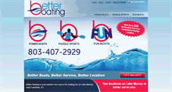 Desktop Screenshot of lakemurrayboating.com